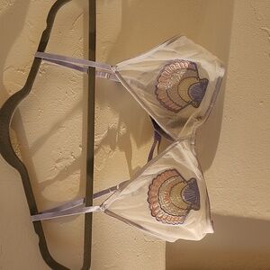 Seashell mermaid bralette